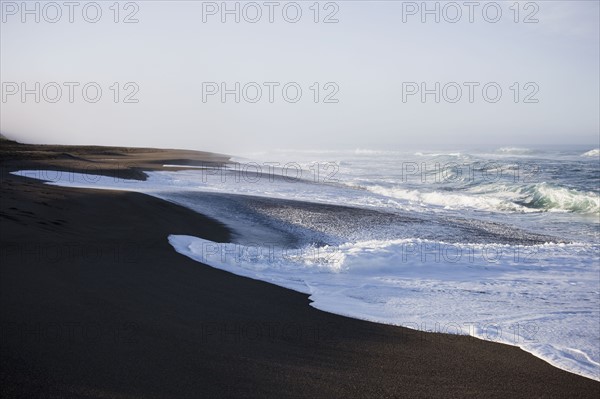 Waves crashing