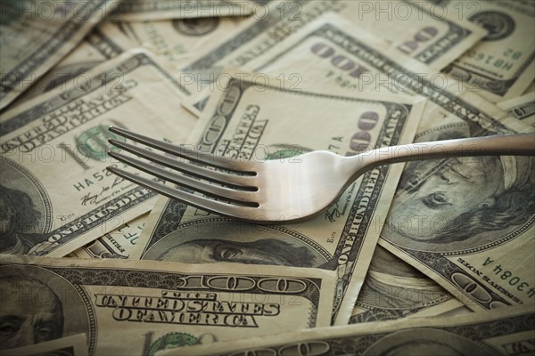 Fork and money