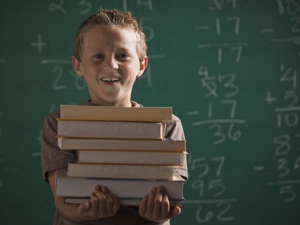 Young student in classroom