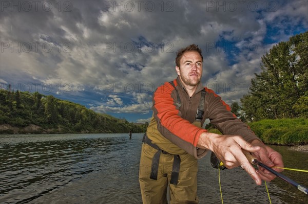 Fly fisherman