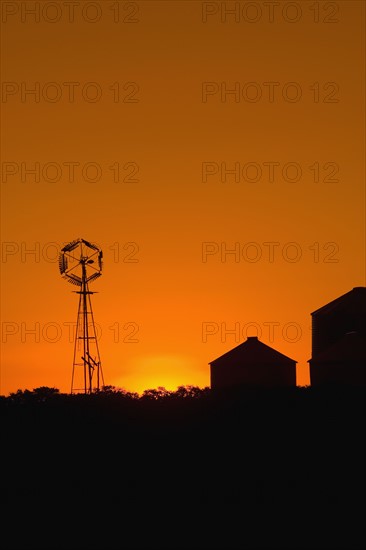 Windmill at dawn