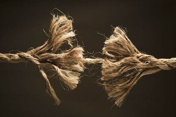 Frayed rope