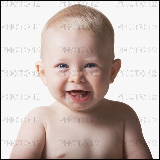 Baby laughing