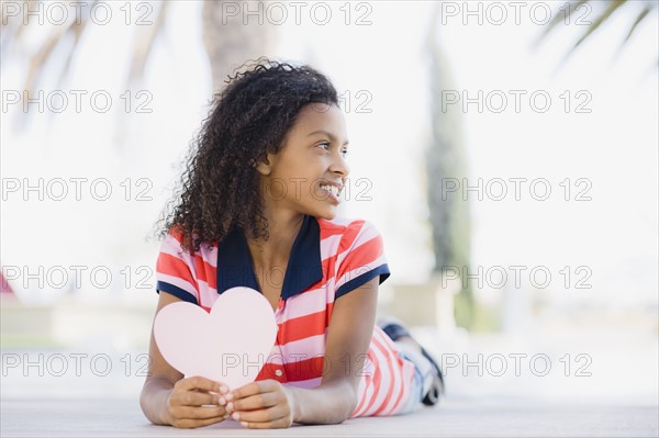 Girl lying down