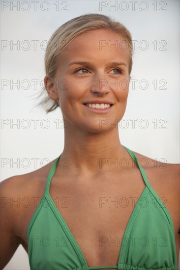 Young woman wearing bikini