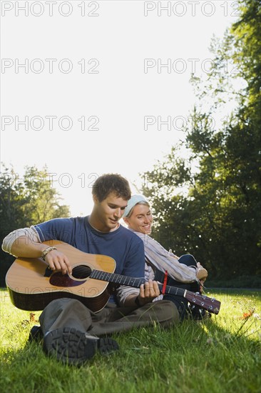 Man playing guitar