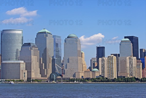 Waterfront cityscape