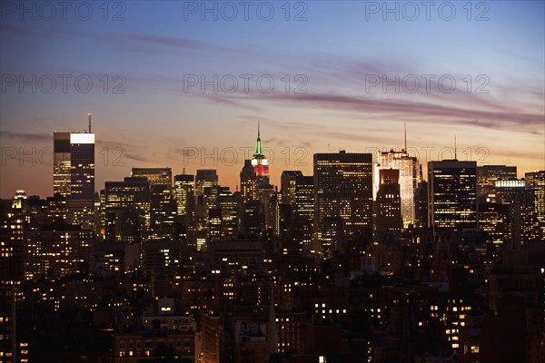 Cityscape at night