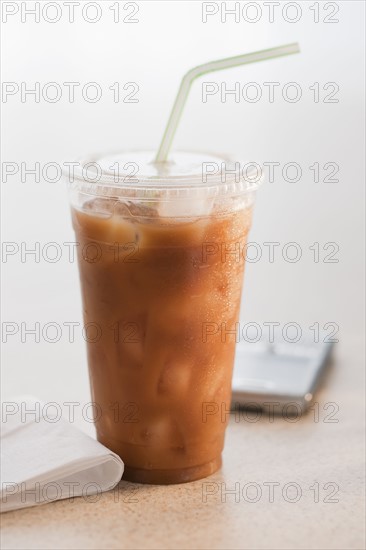 Iced coffee.