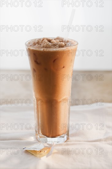 Iced coffee.