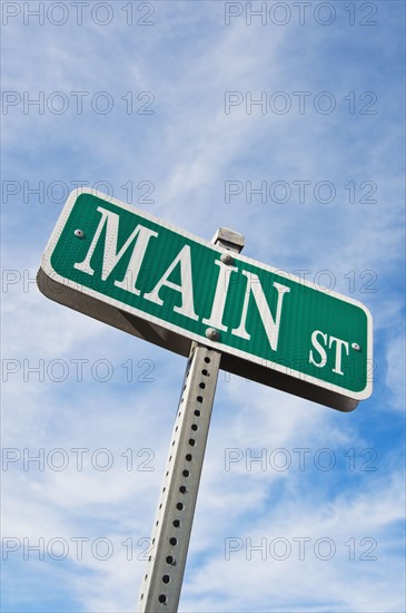 Street sign.