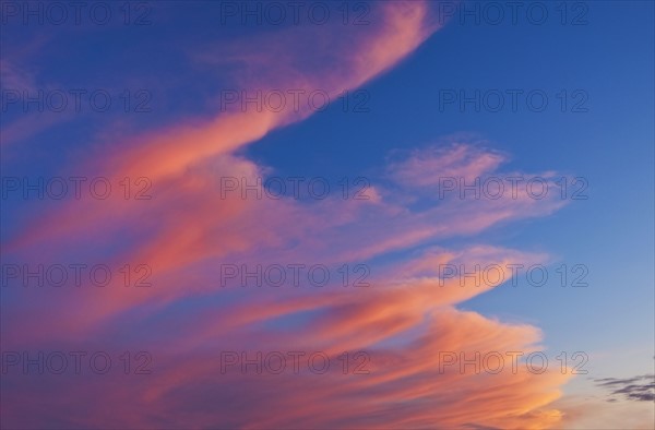 Clouds at sunset.