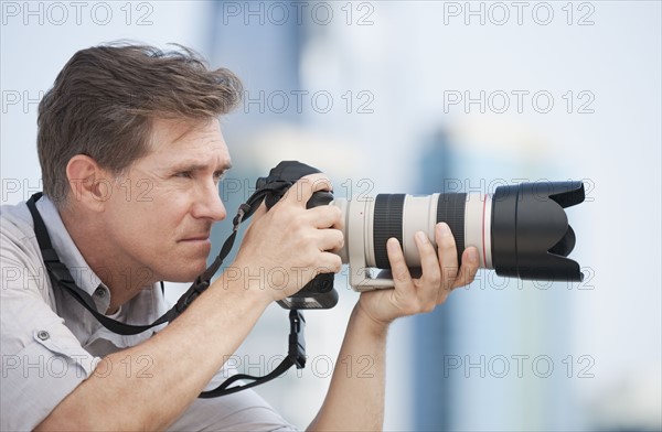 Man taking picture.