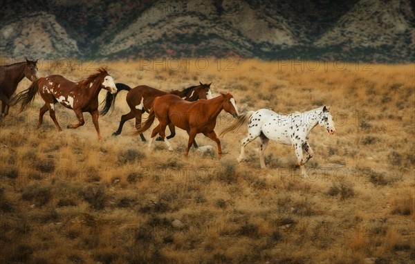 Wild horses.