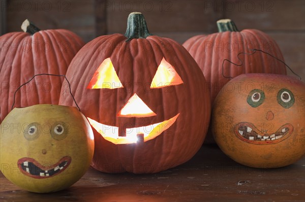 Jack-o-lanterns.