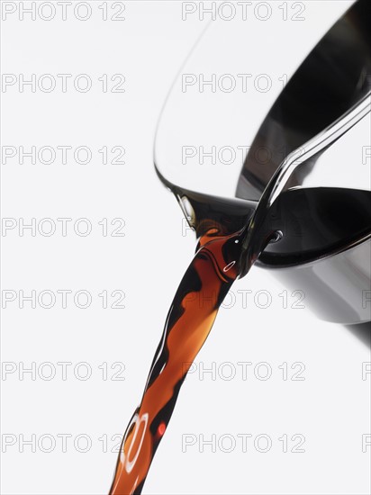 Pouring coffee