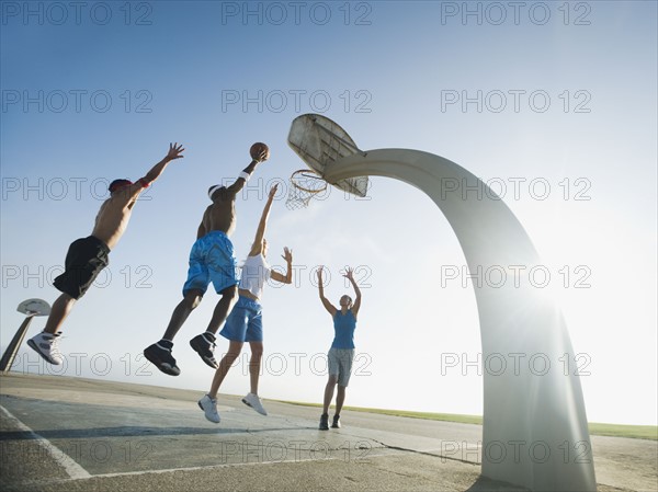 Basketball players