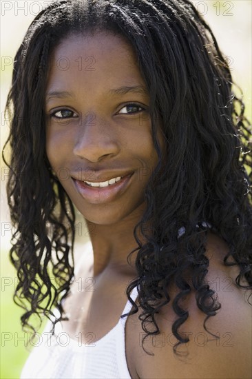 Portrait of young woman