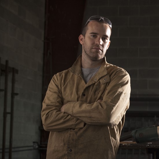 Portrait of a welder