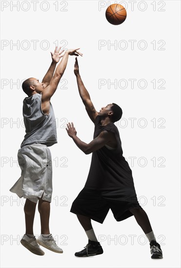 Two basketball players