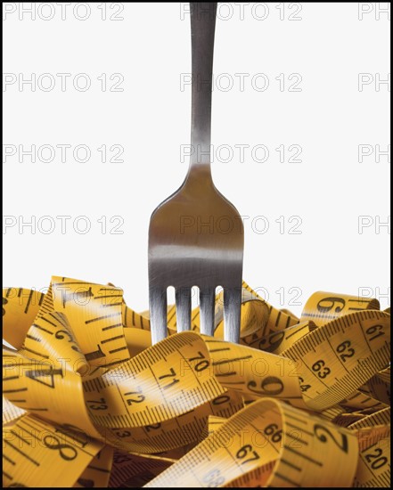 Fork in measuring tape