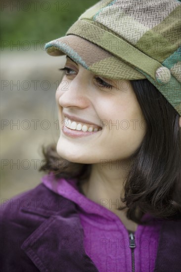 Woman wearing hat