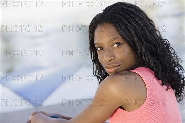 Portrait of young woman