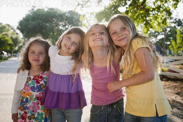 Group of young girls