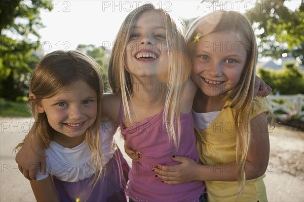 Three young girls