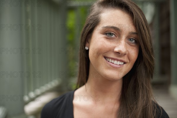 Portrait of young woman