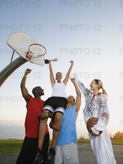 Basketball players