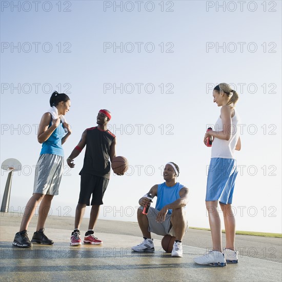 Basketball players