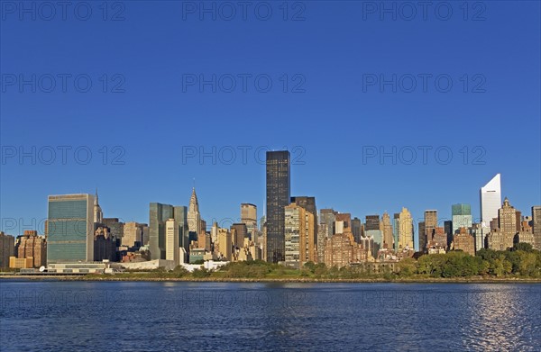 Waterfront cityscape