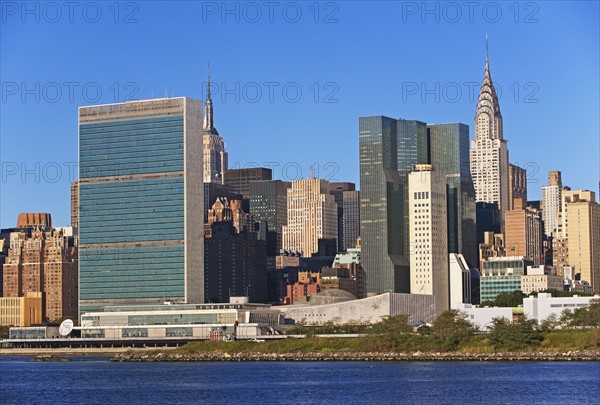 Waterfront cityscape