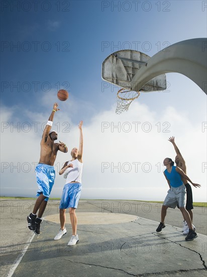 Basketball players