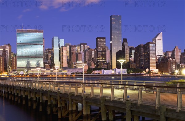 Cityscape at night