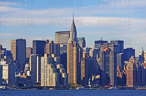 Waterfront cityscape