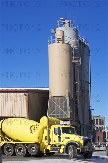 Truck at factory