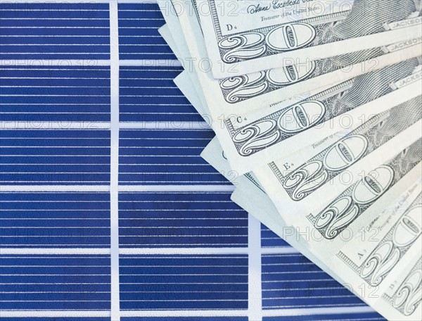 Money on solar panels