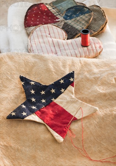 Americana patchwork star.