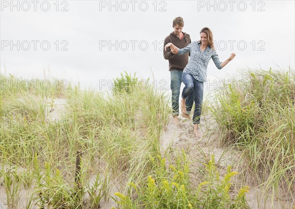 Couple walking