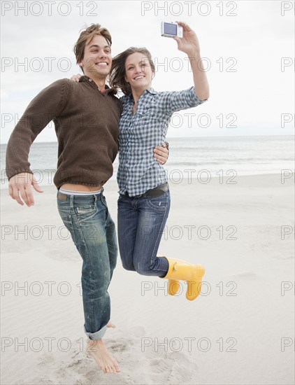 Couple taking photo