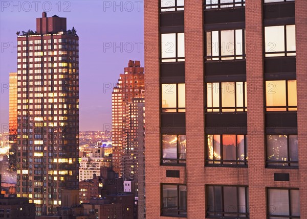 Illuminated Skyscrapers