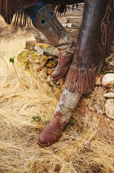 Cowboy boots.