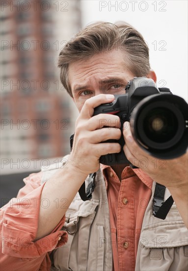 Man taking picture.