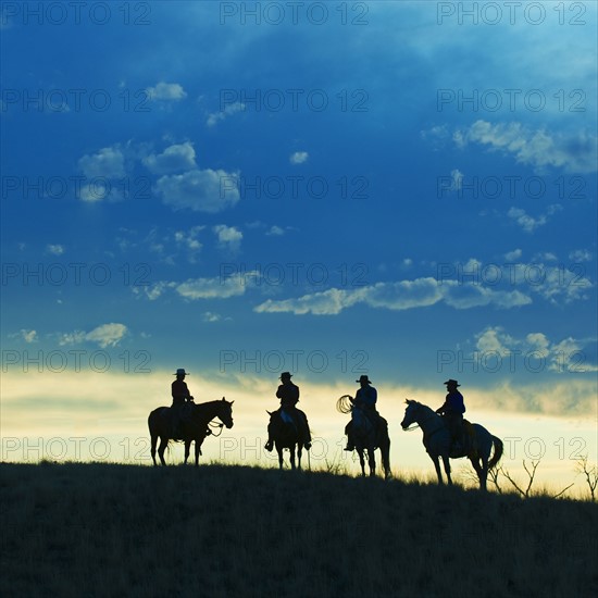 Horseback riders.