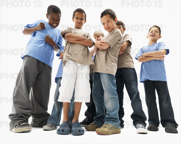 Group of young boys. Photographer: momentimages