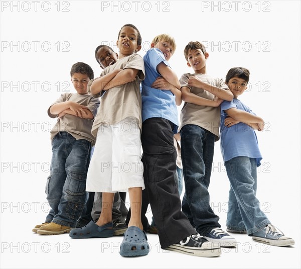 Group of young boys. Photographer: momentimages