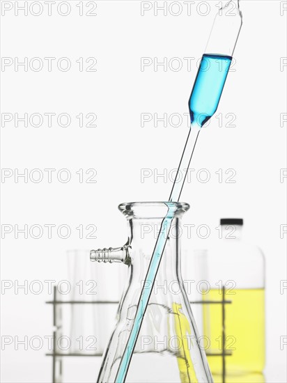 Chemistry beakers. Photographer: David Arky