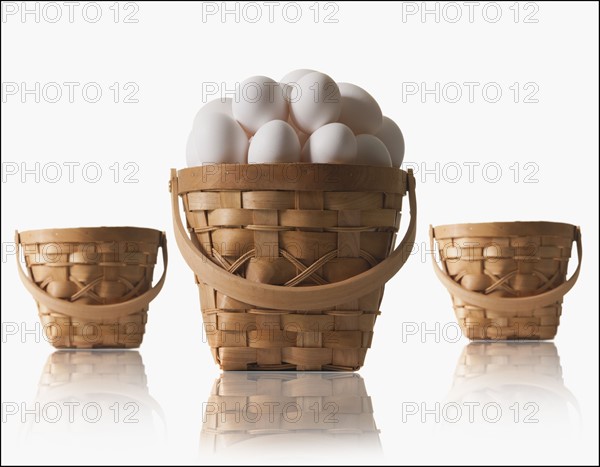 Eggs in a basket. Photographer: Mike Kemp